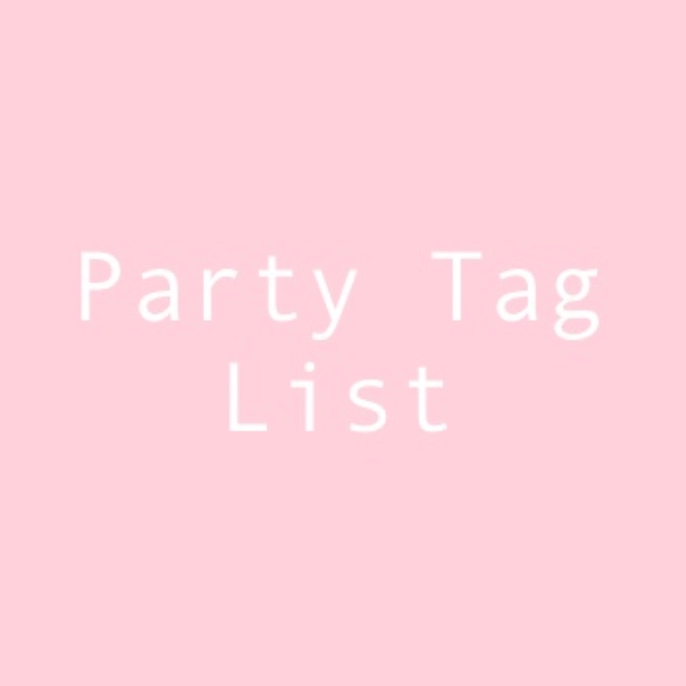 PC CLOSETS COMMENT TO BE TAGGED IN PARTY LISTINGS
